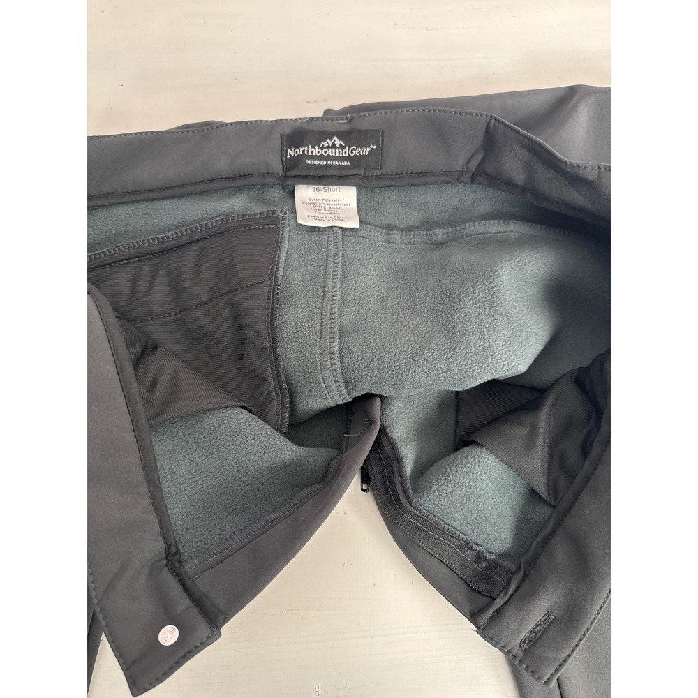 Northbound Gear Womens Adventure V2 Dark Gray Fleece Lined Hiking Pants SZ 16 XL - Picture 6 of 7